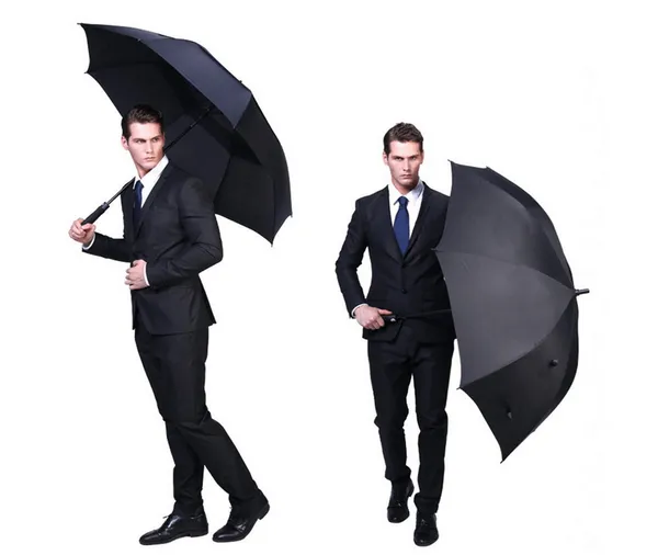 TXOR_Luxury_Collection_Extra_Large_Auto_Open_Single_Canopy_Golf_Umbrella,_Wind_Proof_Vent_Canopy_Black_Color_(150_cm_|_60_inch)
