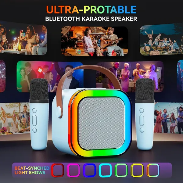 TXOR_LUNA,_Mini_Portable_Karaoke_5W_Bluetooth_LED_Speaker_with_Mic,_5-6_Hrs_Playtime_&_Voice_Changing_Effects,_Blue_Color