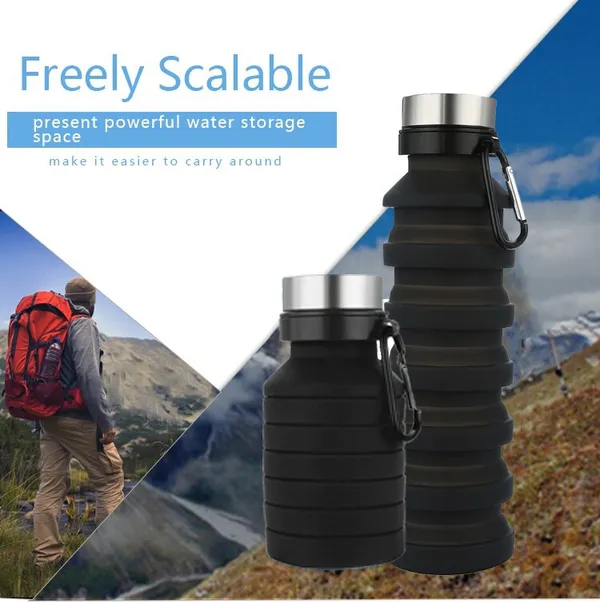 TXOR_Squeez-I,_Food_Grade_BPA_Free_Silicon_Collapsible_Water_Bottle,_Black_Color_550_ML