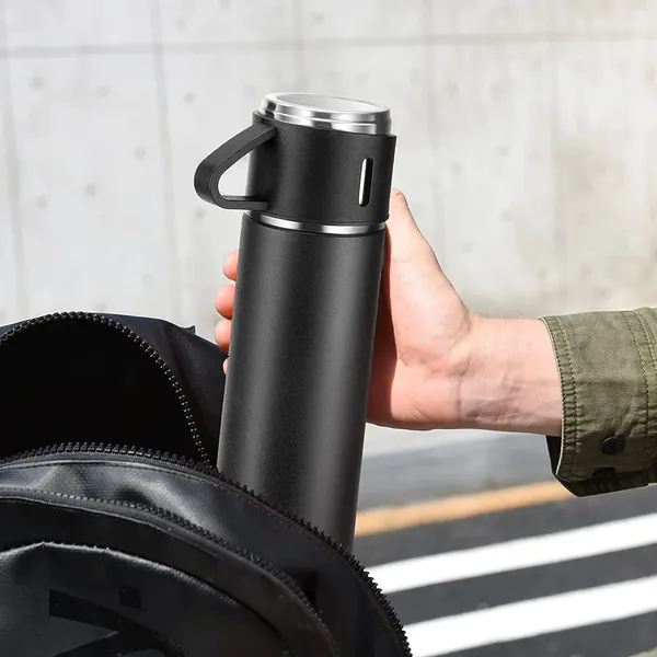 TXOR_TRIPLEE,_Stainless_Steel_Vacuum_Insulated_Flask_with_Set_of_3_Cups_Hot_&_Cold_12_Hours_BPA_Free_Thermos_500_ml,_Black_Color