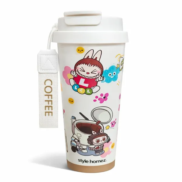 TXOR_kawaii_v1.0,_500_ml_Double_Wall_Stainless_Steel_Vacuum_Insulated_Coffee_Flask_With_Safety_Lock_&_Sipper,_LABUBU_DOLL_MISCHI_3_Hot_n_Cold_Tumbler