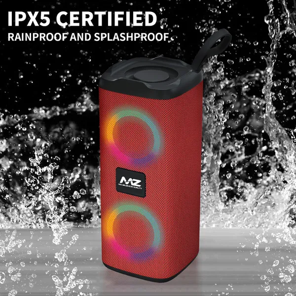 TXOR_REVOLVE,_10W_IPX5_Bluetooth_Speaker_with_TWS,_Dynamic_Powerful_Bass_and_1200_mAh_Battery,_USB_and_Memory_Card_Slot,_Red_Color