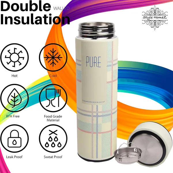 TXOR_STAZY_PURE,_Double_Wall_Vacuum_Insulated_Stainless_Steel_Flask_BPA_Free_Thermos_Travel_Water_Bottle_Sipper_480_ml_-_Hot_&_Cold_12_Hours,_CREAM_Color