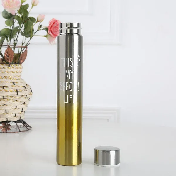 TXOR_FLACO,_The_Skinny_Mini_Vacuum_Insulated_Thermosteel_Bottle_for_Women,_Stainless_Steel_BPA_Free,_Yellow_Color_260_ml
