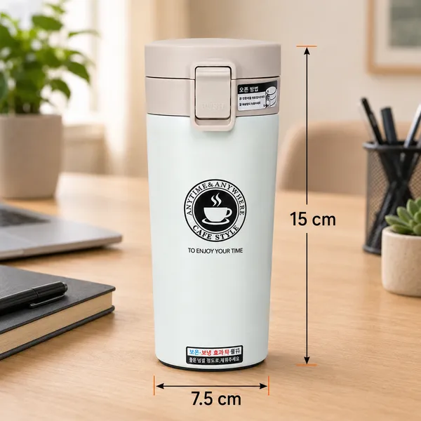 TXOR_STAX,_Double_Wall_Stainless_Steel_Vacuum_Insulated_Coffee_Flask_With_Safety_Lock_Sipper,Tumbler_White_Color_300_ml_Hot_n_Cold