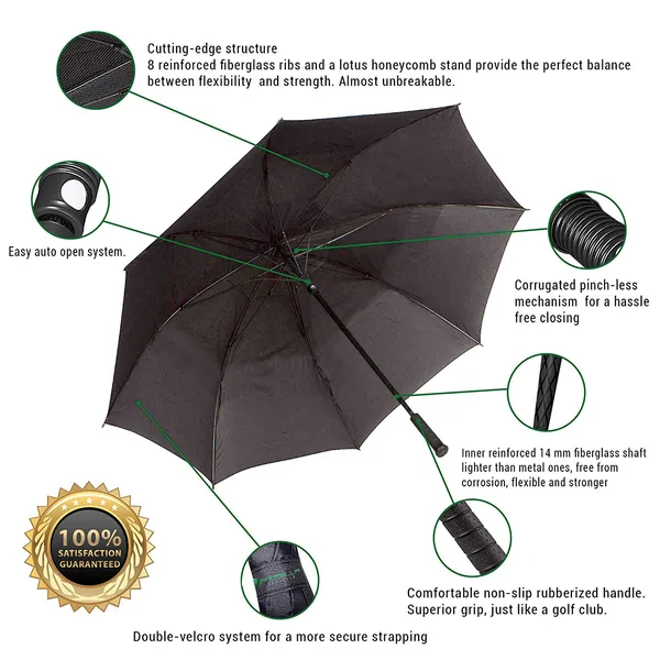 TXOR_Luxury_Collection_Extra_Large_Auto_Open_Single_Canopy_Golf_Umbrella,_Wind_Proof_Vent_Canopy_Purple_Color_(150_cm_|_60_inch)