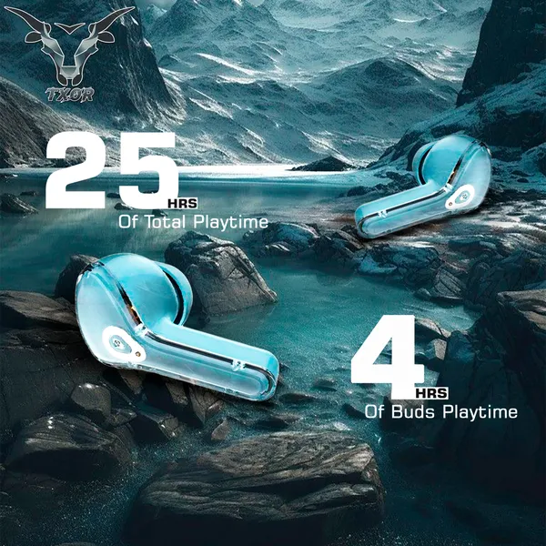 TXOR_RACOON_PRO_V1_TWS_EARBUDS,_IN-EAR_v5.3_Bluetooth_&_Gaming_LED_Display_,_IPX6_Splashproof_&_20_Hrs_Playtime,_Blue_Color
