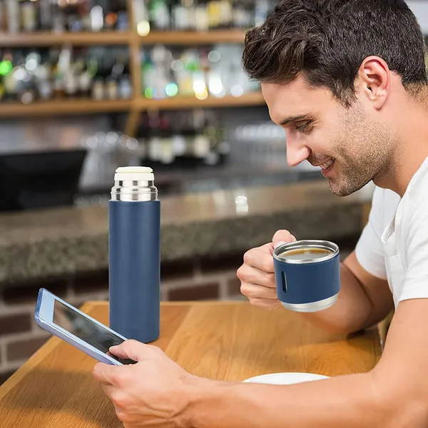 TXOR_TRIPLEE,_Stainless_Steel_Vacuum_Insulated_Flask_with_Set_of_3_Cups_Hot_&_Cold_12_Hours_BPA_Free_Thermos_500_ml,_Blue_Color