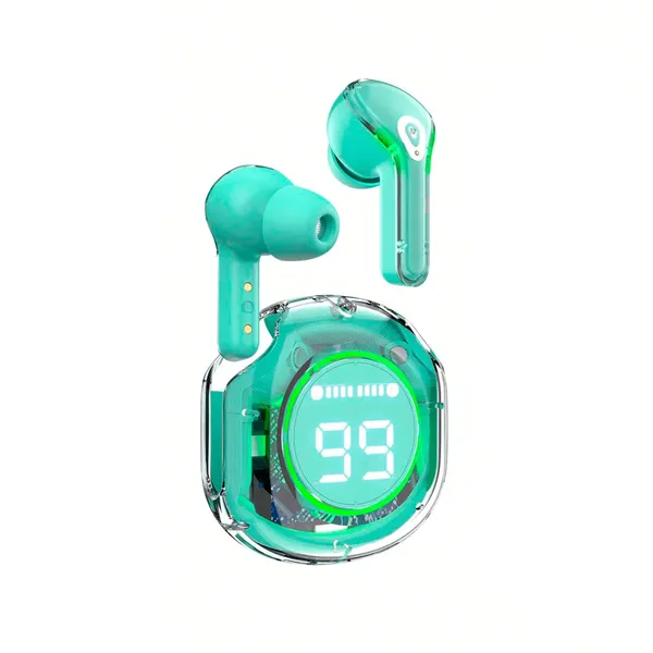 TXOR_RACOON_PRO_V1_TWS_EARBUDS,_IN-EAR_v5.3_Bluetooth_&_Gaming_LED_Display_,_IPX6_Splashproof_&_20_Hrs_Playtime,_Green_Color
