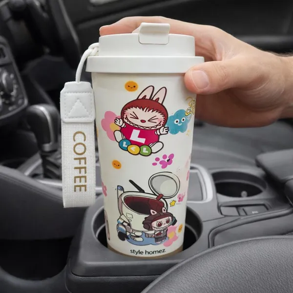 TXOR_kawaii_v1.0,_500_ml_Double_Wall_Stainless_Steel_Vacuum_Insulated_Coffee_Flask_With_Safety_Lock_&_Sipper,_LABUBU_DOLL_MISCHI_3_Hot_n_Cold_Tumbler