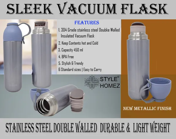 TXOR_YESWATER_Flask,_The_Skinny_Vacuum_Insulated_Thermosteel_Bottle,_Stainless_Steel_Thermos_BPA_Free,_Nave_Blue_Color_450_ml