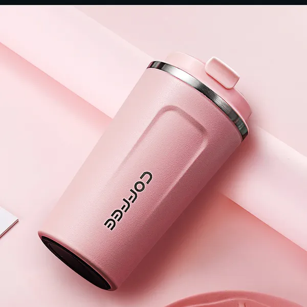TXOR_WYLD,_Double_Wall_Stainless_Steel_Vacuum_Insulated_Coffee_Flask_With_Safety_Lid_Lock,_Pink_Color_510_ml_Hot_n_Cold_Tumbler