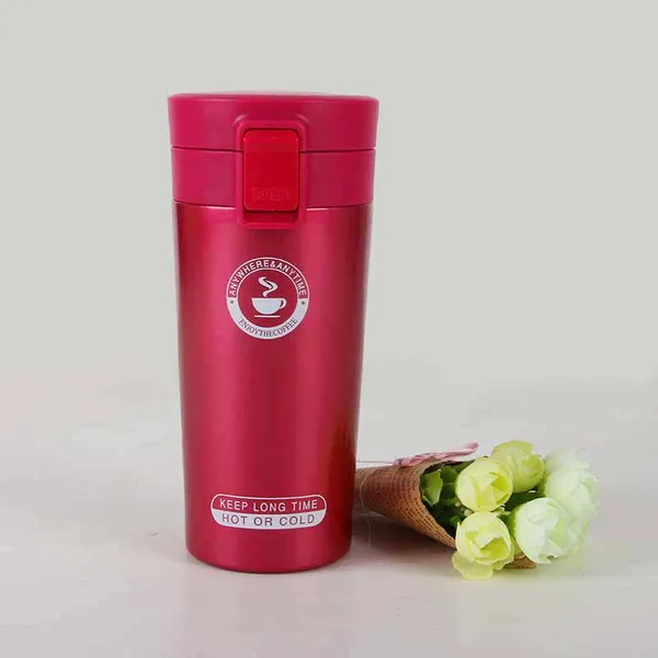 TXOR_STAX,_Double_Wall_Stainless_Steel_Vacuum_Insulated_Coffee_Flask_With_Safety_Lock_Sipper,Tumbler_Cherry_Red_Color_300_ml_Hot_n_Cold