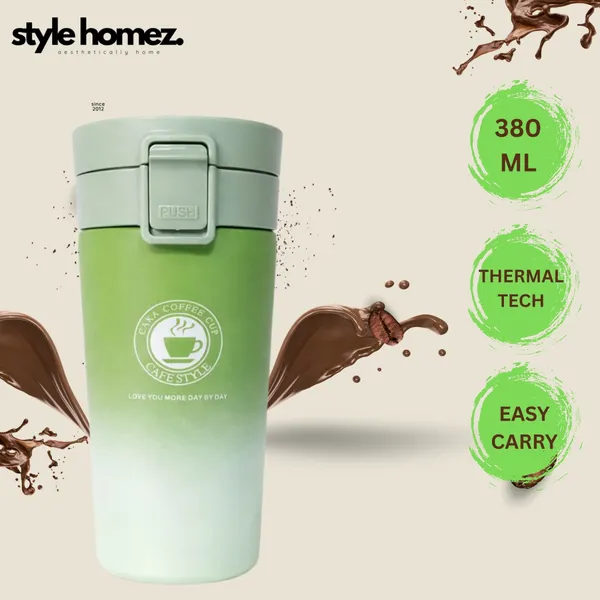 TXOR_STAX_PRIME,_380_ml_Double_Wall_Stainless_Steel_Vacuum_Insulated_Coffee_Flask_With_Safety_Lock_&_Sipper,_MATCHA_Color_Hot_n_Cold_Tumbler