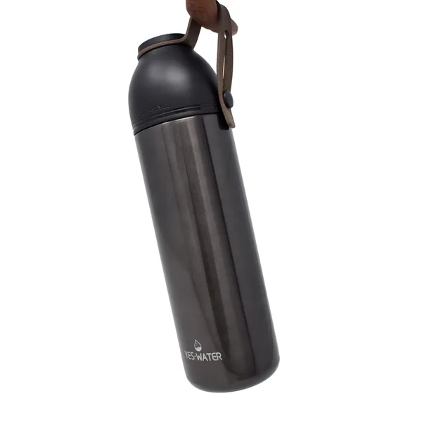 TXOR_YESWATER_Flask,_The_Skinny_Vacuum_Insulated_Thermosteel_Bottle,_Stainless_Steel_Thermos_BPA_Free,_MAST_Black_Color_450_ml