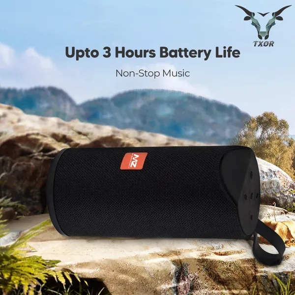 TXOR_STAN,_10W_IPX5_Bluetooth_Speaker_with_TWS,_Dynamic_Powerful_Bass_and_1200_mAh_Battery,_USB_and_Memory_Card_Slot,_Black_Color