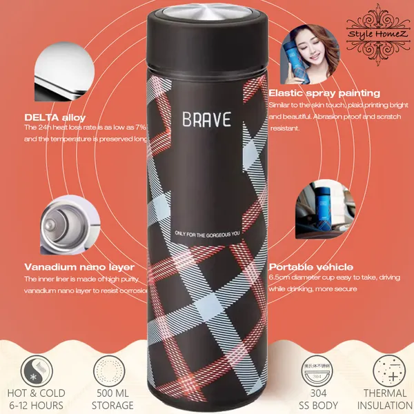 TXOR_STAZY_BRAVE,_Double_Wall_Vacuum_Insulated_Stainless_Steel_Flask_BPA_Free_Thermos_Travel_Water_Bottle_Sipper_480_ml_-_Hot_&_Cold_12_Hours,_BLACK_Color