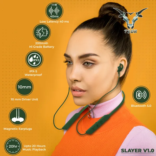 TXOR_SLAYER_V_1.0,_Wireless_Neckband_Bass+_In-Ear_Earphones_with_Noise_Cancellation,_20_Hours_Playback_Basic_Green_Color
