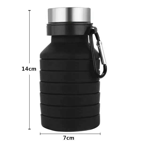 TXOR_Squeez-I,_Food_Grade_BPA_Free_Silicon_Collapsible_Water_Bottle,_Black_Color_550_ML