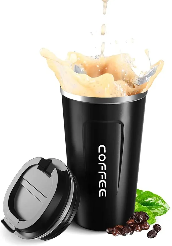 TXOR_WYLD,_Double_Wall_Stainless_Steel_Vacuum_Insulated_Coffee_Flask_With_Safety_Lid_Lock,_Black_Color_510_ml_Hot_n_Cold_Tumbler