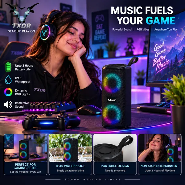 TXOR_REVOLVE,_10W_IPX5_Bluetooth_Speaker_with_TWS,_Dynamic_Powerful_Bass_and_1200_mAh_Battery,_USB_and_Memory_Card_Slot,_Black_Color