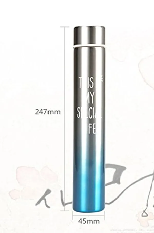 TXOR_FLACO,_The_Skinny_Mini_Vacuum_Insulated_Thermosteel_Bottle_for_Women,_Stainless_Steel_BPA_Free,_Blue_Color_260_ml