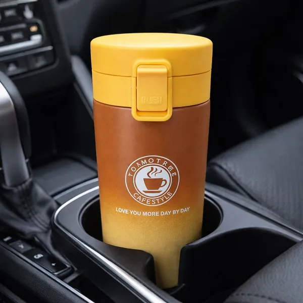 TXOR_STAX_PRIME,_380_ml_Double_Wall_Stainless_Steel_Vacuum_Insulated_Coffee_Flask_With_Safety_Lock_&_Sipper,_Brown_Yellow_Color_Hot_n_Cold_Tumbler