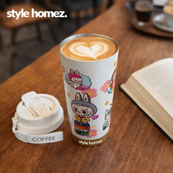 TXOR_kawaii_v1.0,_500_ml_Double_Wall_Stainless_Steel_Vacuum_Insulated_Coffee_Flask_With_Safety_Lock_&_Sipper,_LABUBU_DOLL_MISCHI_3_Hot_n_Cold_Tumbler