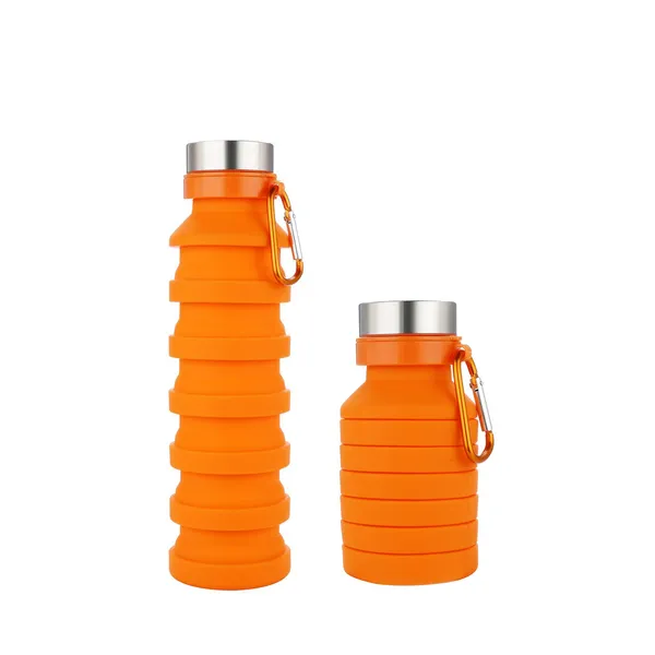 TXOR_Squeez-I,_Food_Grade_BPA_Free_Silicon_Collapsible_Water_Bottle,_Orange_Color_550_ML