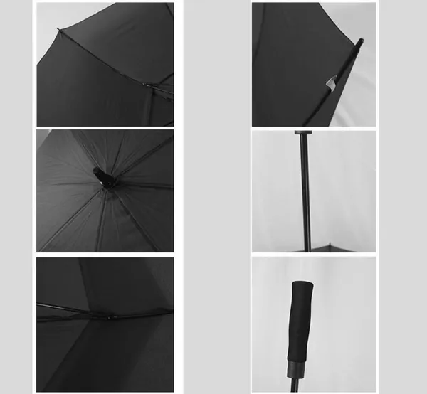 TXOR_Luxury_Collection_Extra_Large_Auto_Open_Single_Canopy_Golf_Umbrella,_Wind_Proof_Vent_Canopy_Black_Red_Color_(150_cm_|_60_inch)