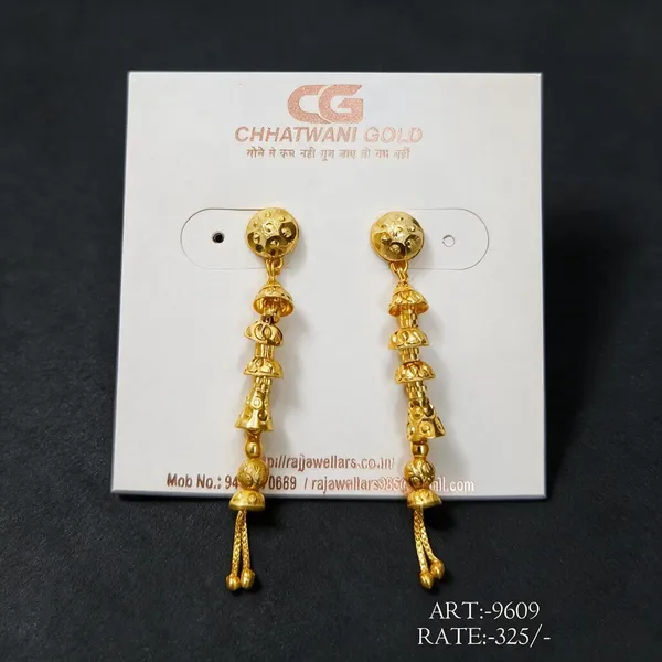 Gold_Tone_Traditional_Dangle_Earrings_For_Women