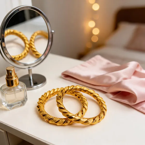Gold_Copper_Traditional_Leaf_Pattern_Bangles_For_Women