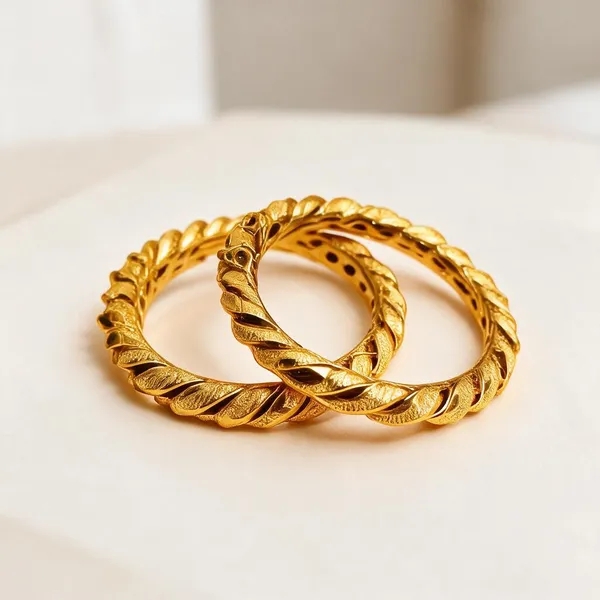 Gold_Copper_Traditional_Leaf_Pattern_Bangles_For_Women
