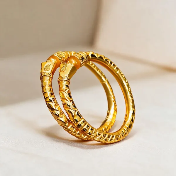 Gold_Copper_Embossed_Textured_Bangles_For_Women