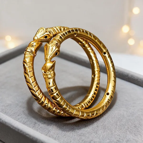 Gold_Copper_Embossed_Textured_Bangles_For_Women