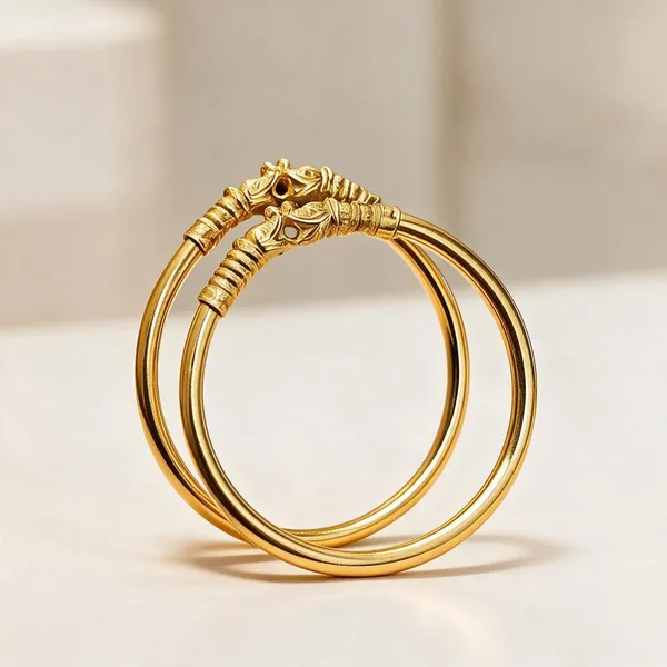 Gold_Copper_Floral_Traditional_Bangles_For_Women