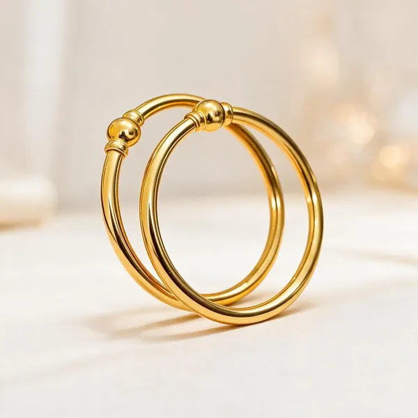 Gold_Copper_Floral_Traditional_Bangles_For_Women