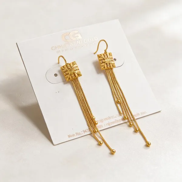 Gold_Tone_Long_Chain_Drop_Earrings_For_Women