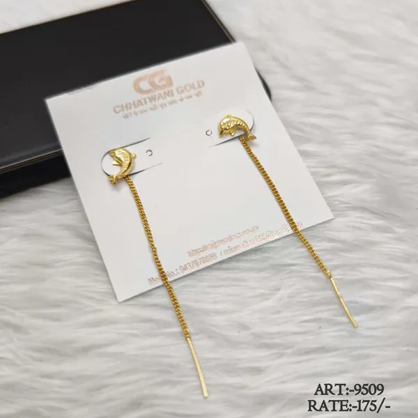 Gold_Tone_Threader_Drop_Earrings_For_Women
