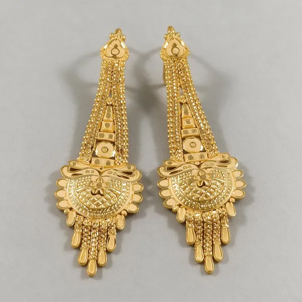 Gold_Tone_Ornate_Long_Dangle_Earrings_For_Women