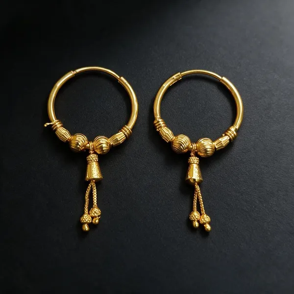 Gold_Tone_Metal_Hoop_Earrings_For_Women
