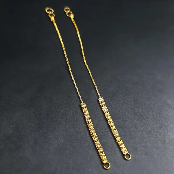 Gold_Tone_Beaded_Earring_Chains_For_Women