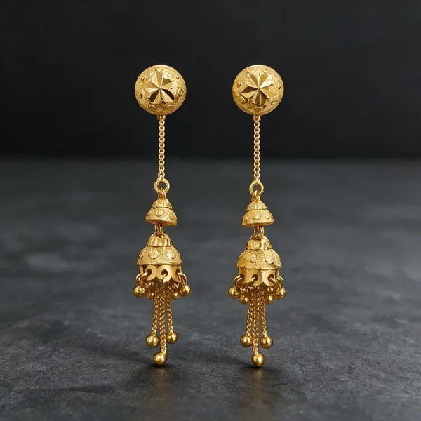 Gold_Tone_Jhumka_Drop_Earrings_For_Women