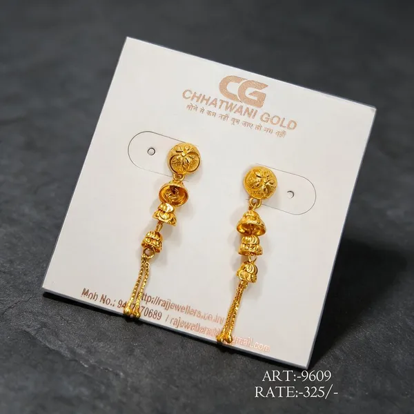 Gold-Tone_Designer_Drop_Earrings_For_Women