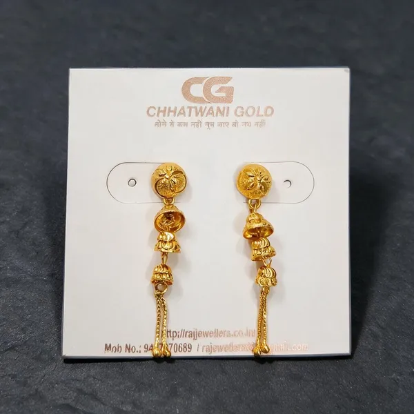 Gold-Tone_Designer_Drop_Earrings_For_Women