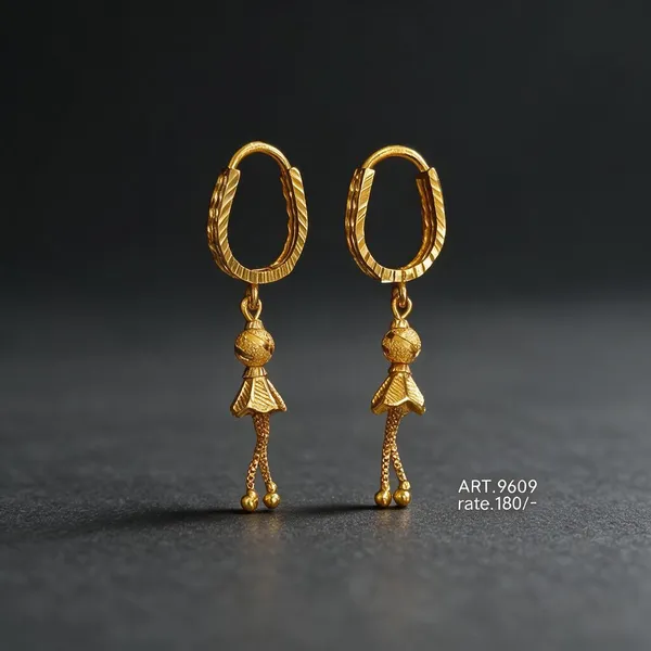 Gold_Tone_Dangle_Earrings_For_Women