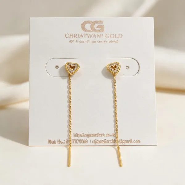 Gold_Tone_Heart_Threader_Earrings_For_Women