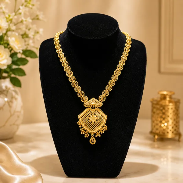 Gold_Copper_Traditional_Long_Necklace_For_Women