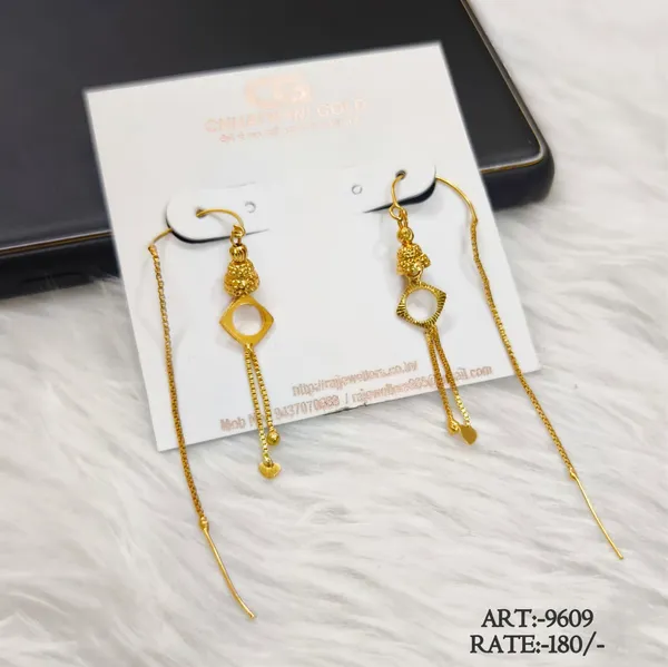Gold_Tone_Geometric_Threader_Earrings_For_Women