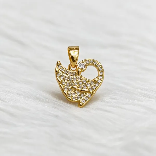 Gold_Tone_Stone_Heart_Pendant_For_Women